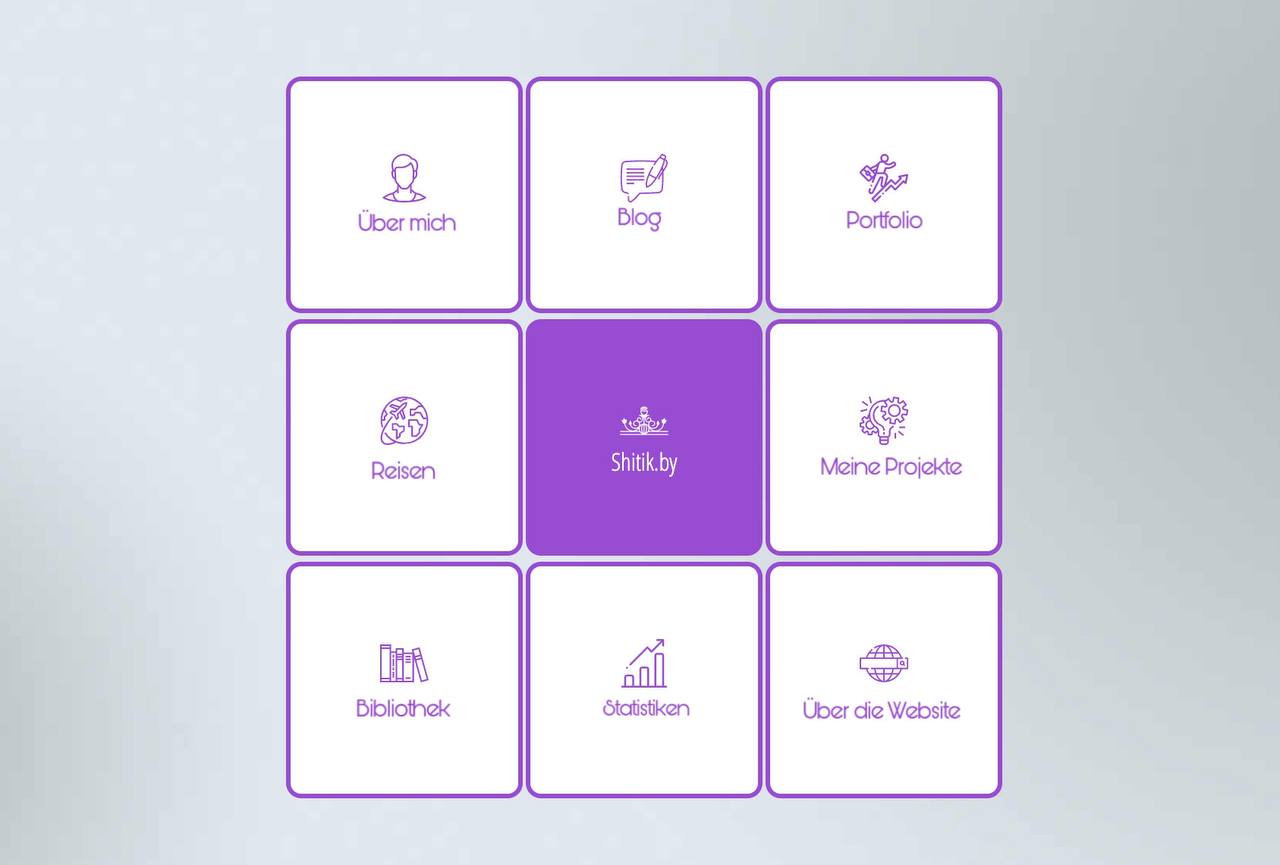 Bildschirmfoto der Website