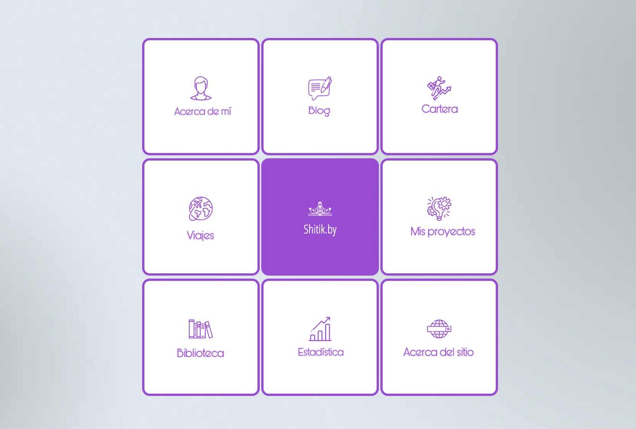 captura de pantalla del sitio